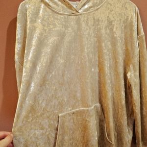 Jodifl thin velvet hoodie